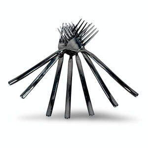 Zwilling J.A. Henckels Salad Forks 7" Opus Stainless Steel Flatware Lot of 7